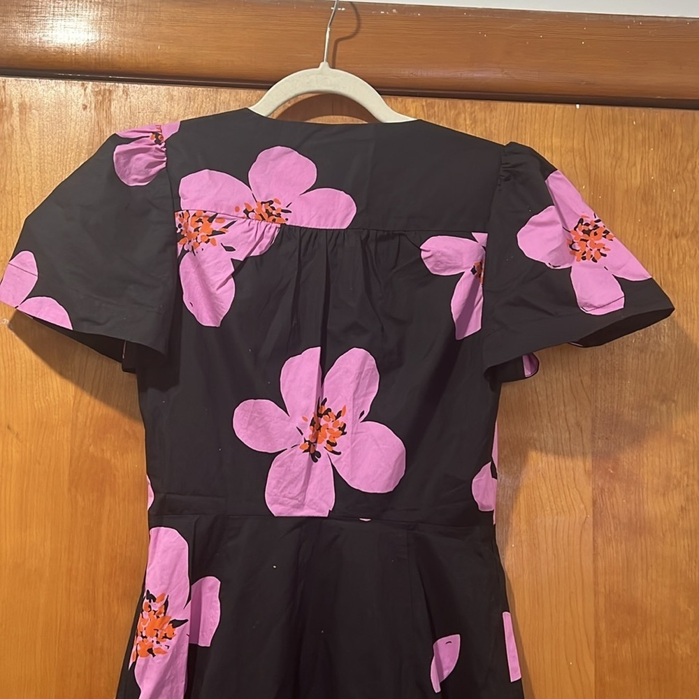 Kate Spade Grand Flora Fit & Flare Floral Dress Size 2 NWOT - Picture 8 of 15